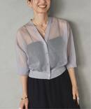 《予約》シアーVネックカーディガン