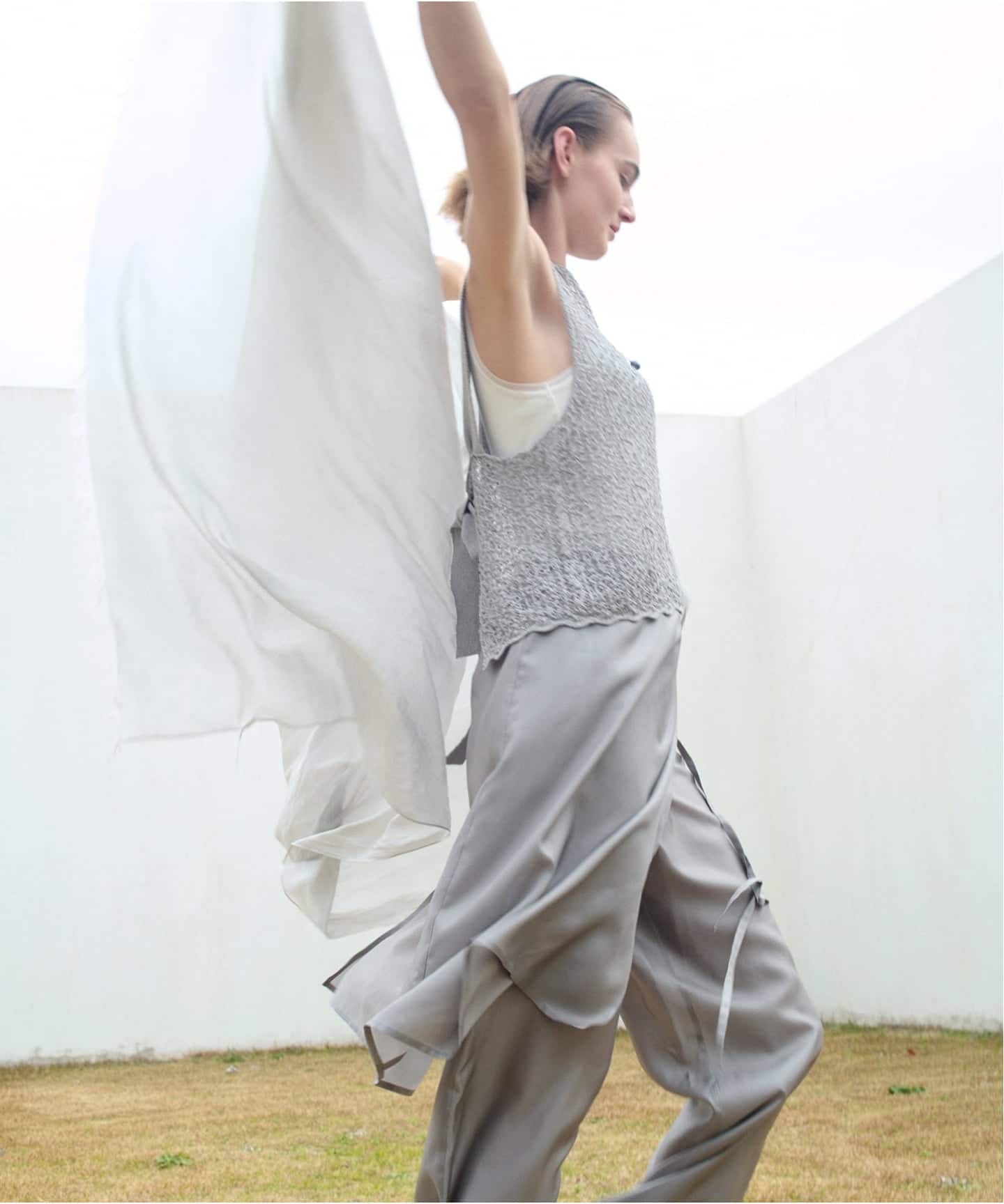 ENRICA エンリカ レース柄ニット KNIT225（ニット／セーター