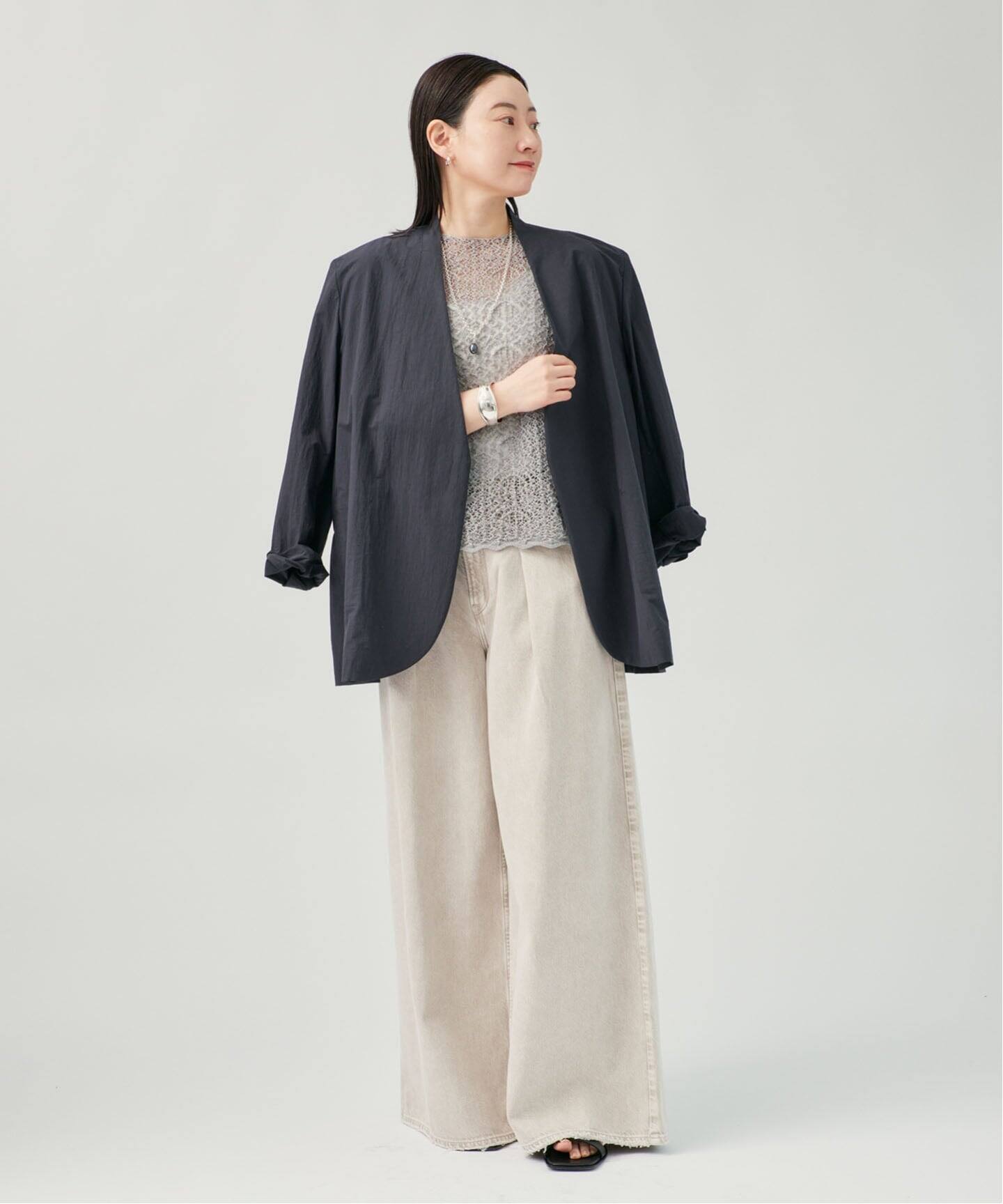 ENRICA エンリカ レース柄ニット KNIT225（ニット／セーター