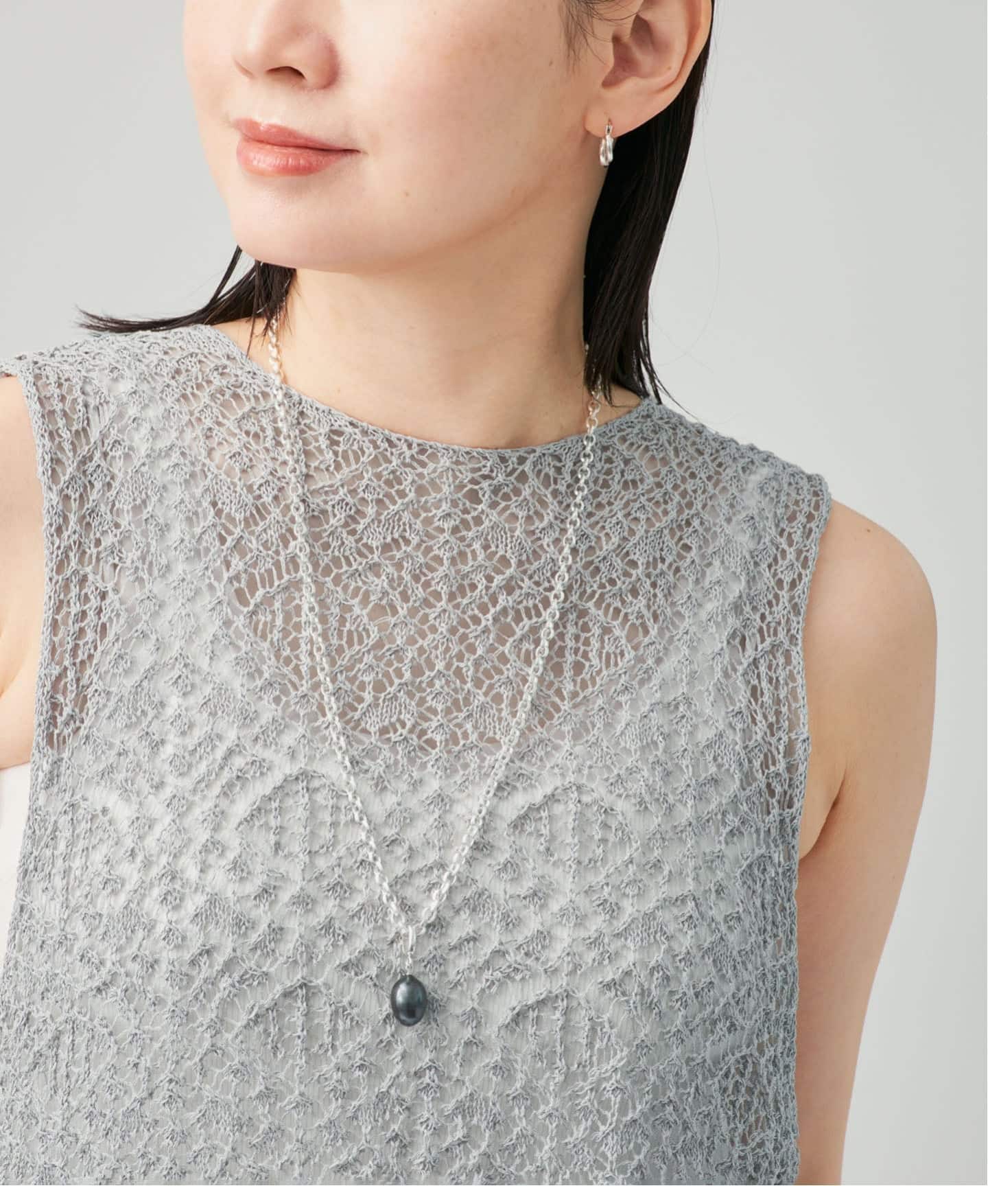 ENRICA エンリカ レース柄ニット KNIT225（ニット／セーター