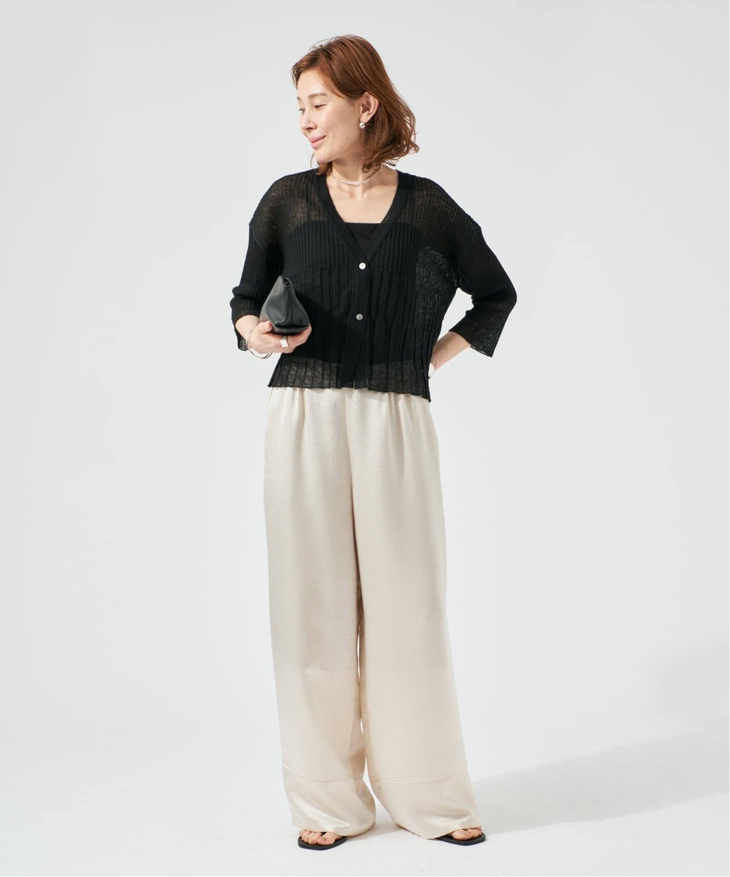ENRICA エンリカ Vネックカーディガン KNIT 231（カーディガン