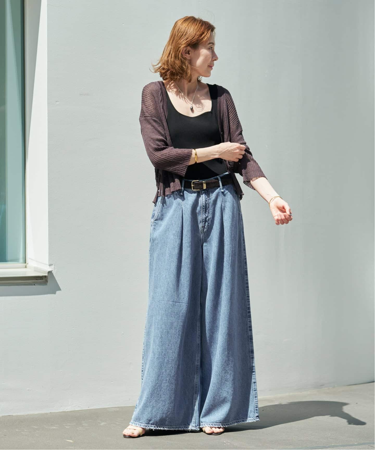 ENRICA エンリカ Vネックカーディガン KNIT 231（カーディガン