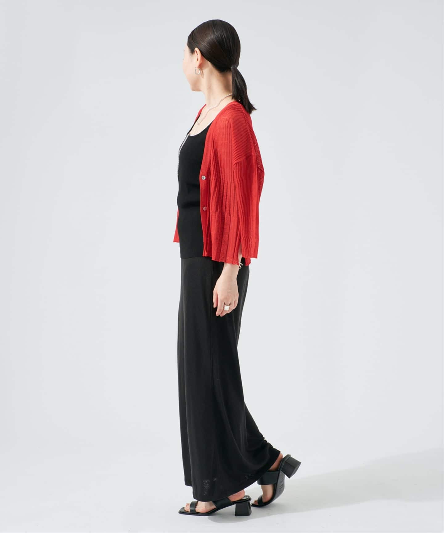ENRICA エンリカ Vネックカーディガン KNIT 231（カーディガン