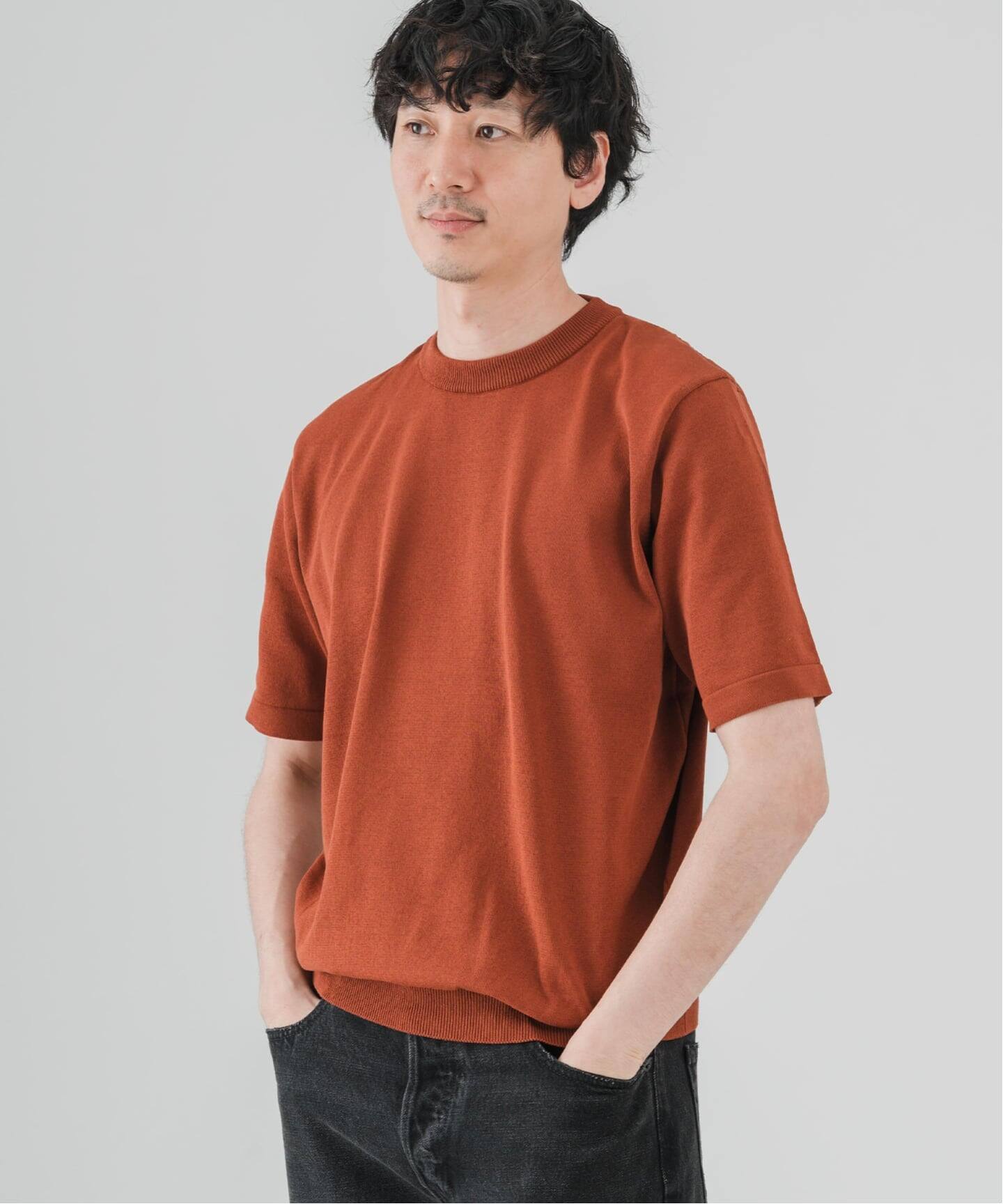 Essential ニット Tシャツ（Tシャツ／カットソー）｜EDIFICE