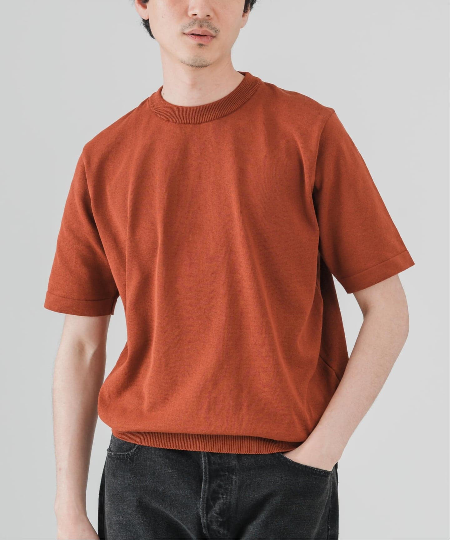 Essential ニット Tシャツ（Tシャツ／カットソー）｜EDIFICE