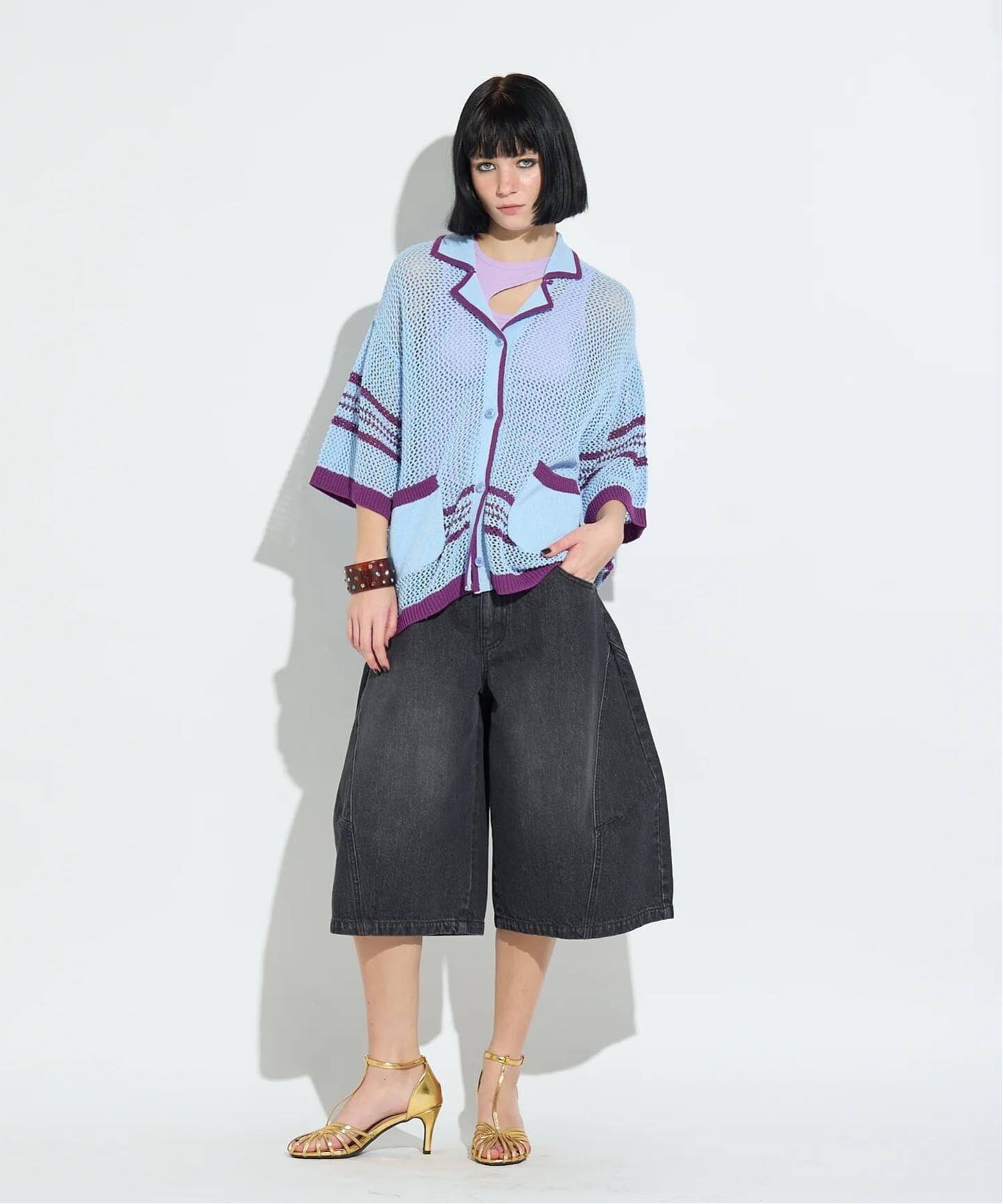 ANNA SUI NYC / アナスイエヌワイシー メッシュニットハンソデ