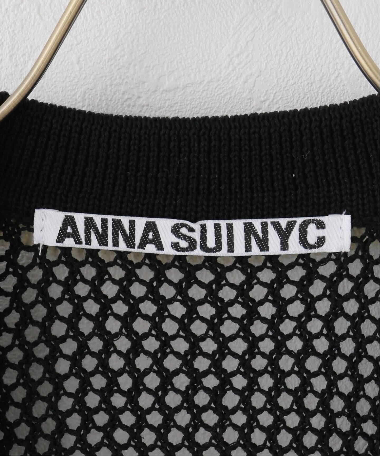 anna sui nyc / アナスイエヌワイシー メッシュニットハンソデ