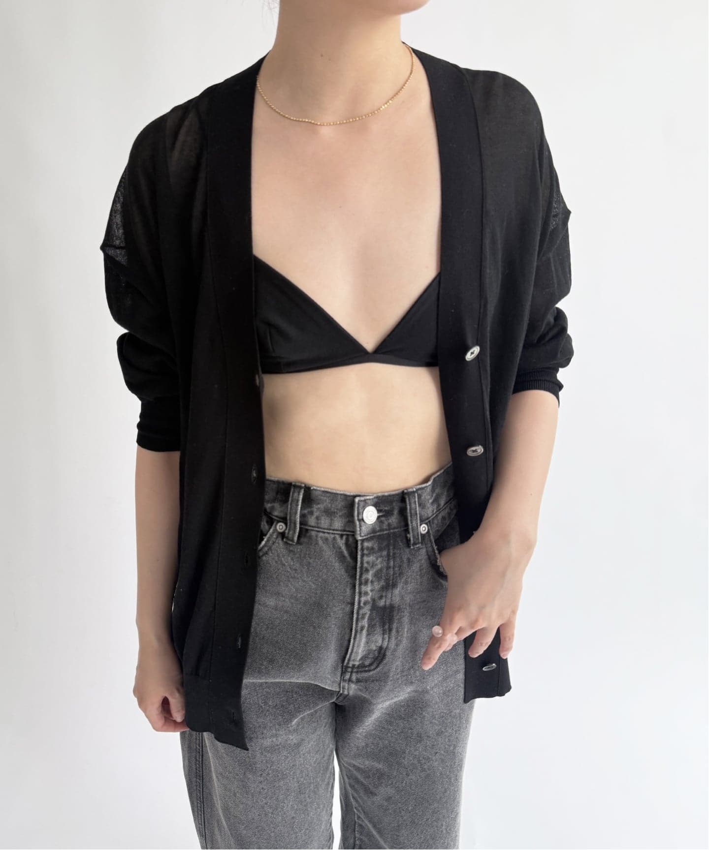 overneathオーバーニースBra004スムース　ブラック レディース】Bra004 スムース | OVERNEATH(オーバーニース