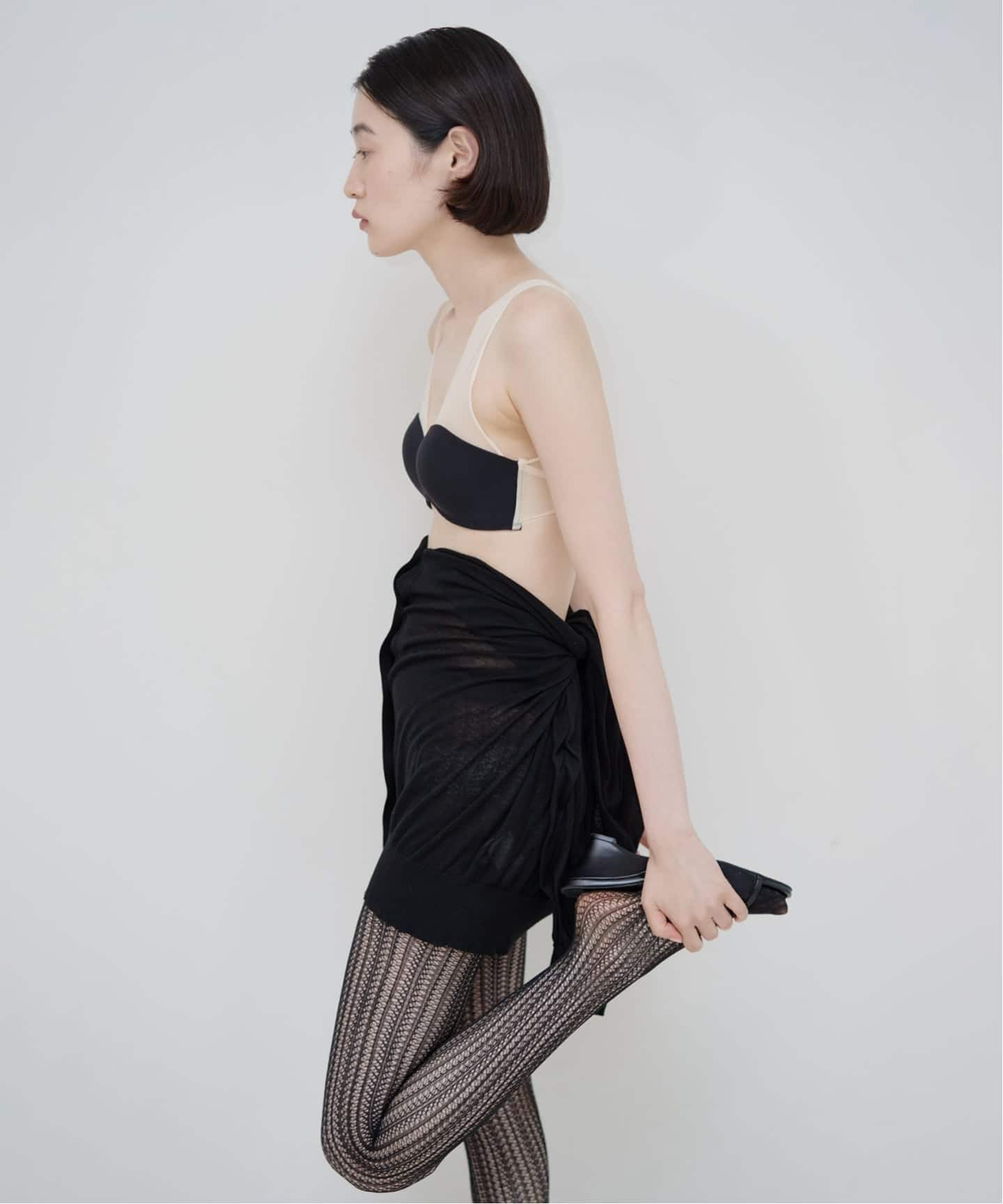 NICENICE MOMENT/ナイスナイスモーメント】 MESH FINE STRAP BRA（ブラ