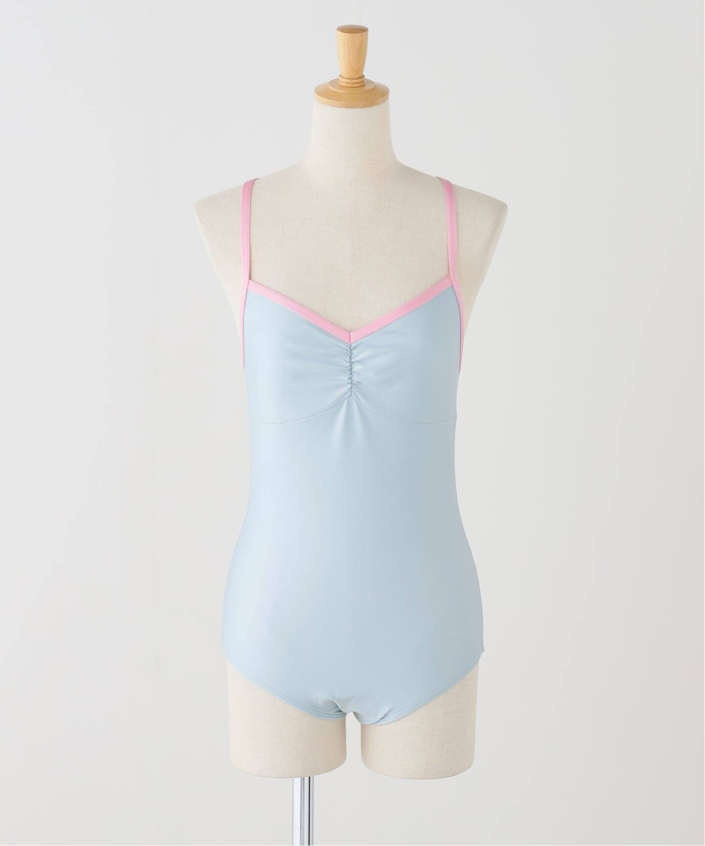 PISCESS/パイシス】 Leotard Shirring One-Piece Swims（その他