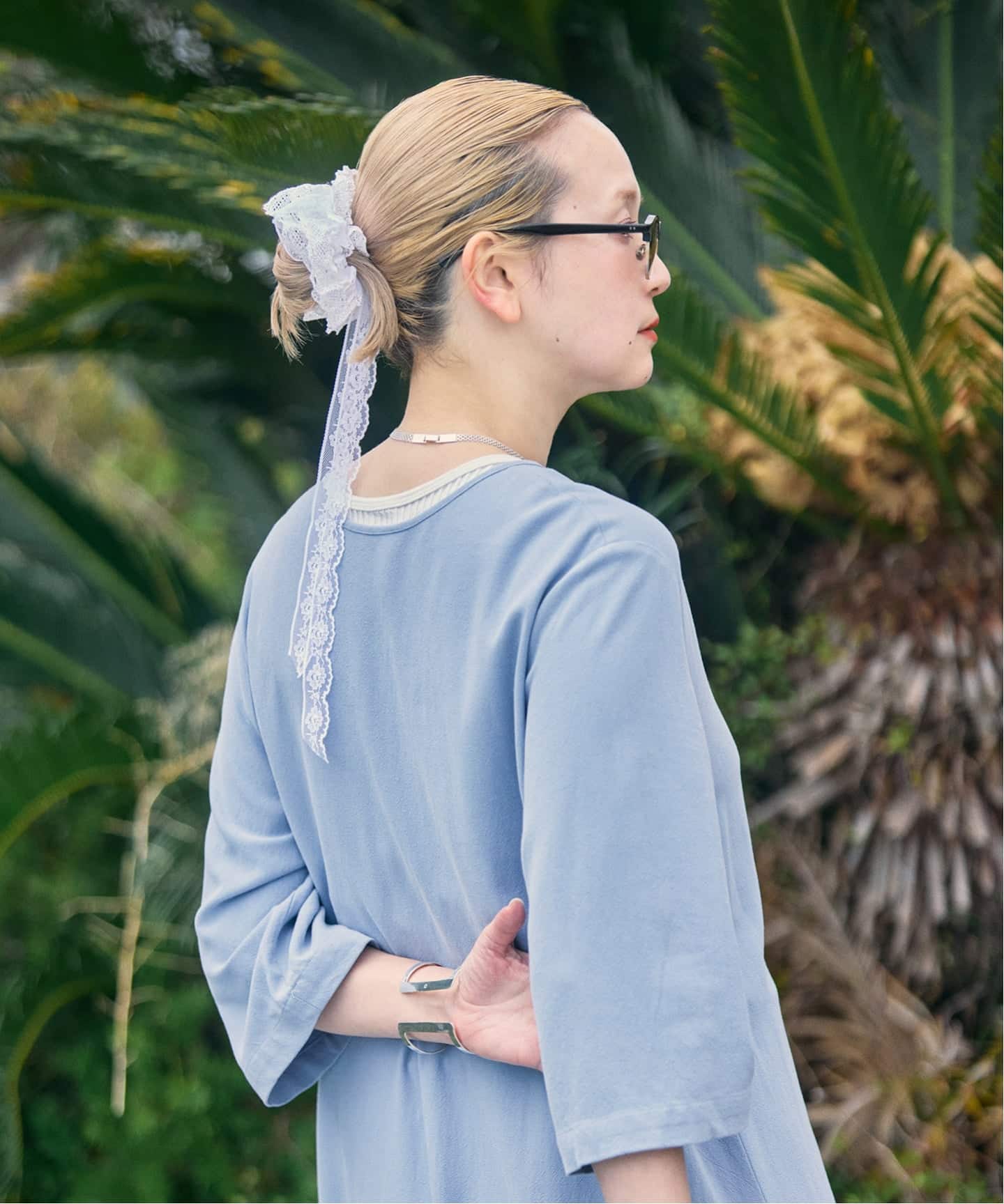 MERRMA LACE SCRUNCHIE #S9 S25 90/10：シュシュ（ヘアアクセサリー