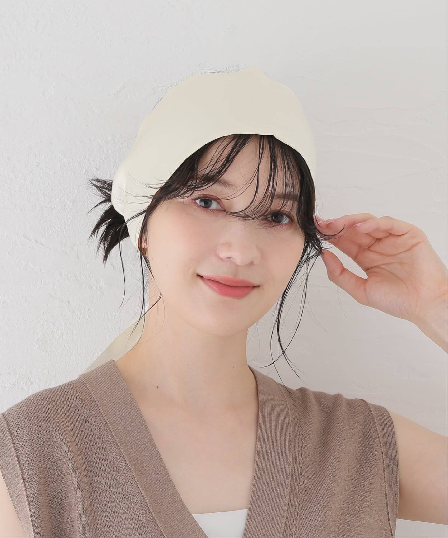 MERRMA FROISSE SILK BANDEAU #S9 H21 90/10：ヘアバンド（ヘア