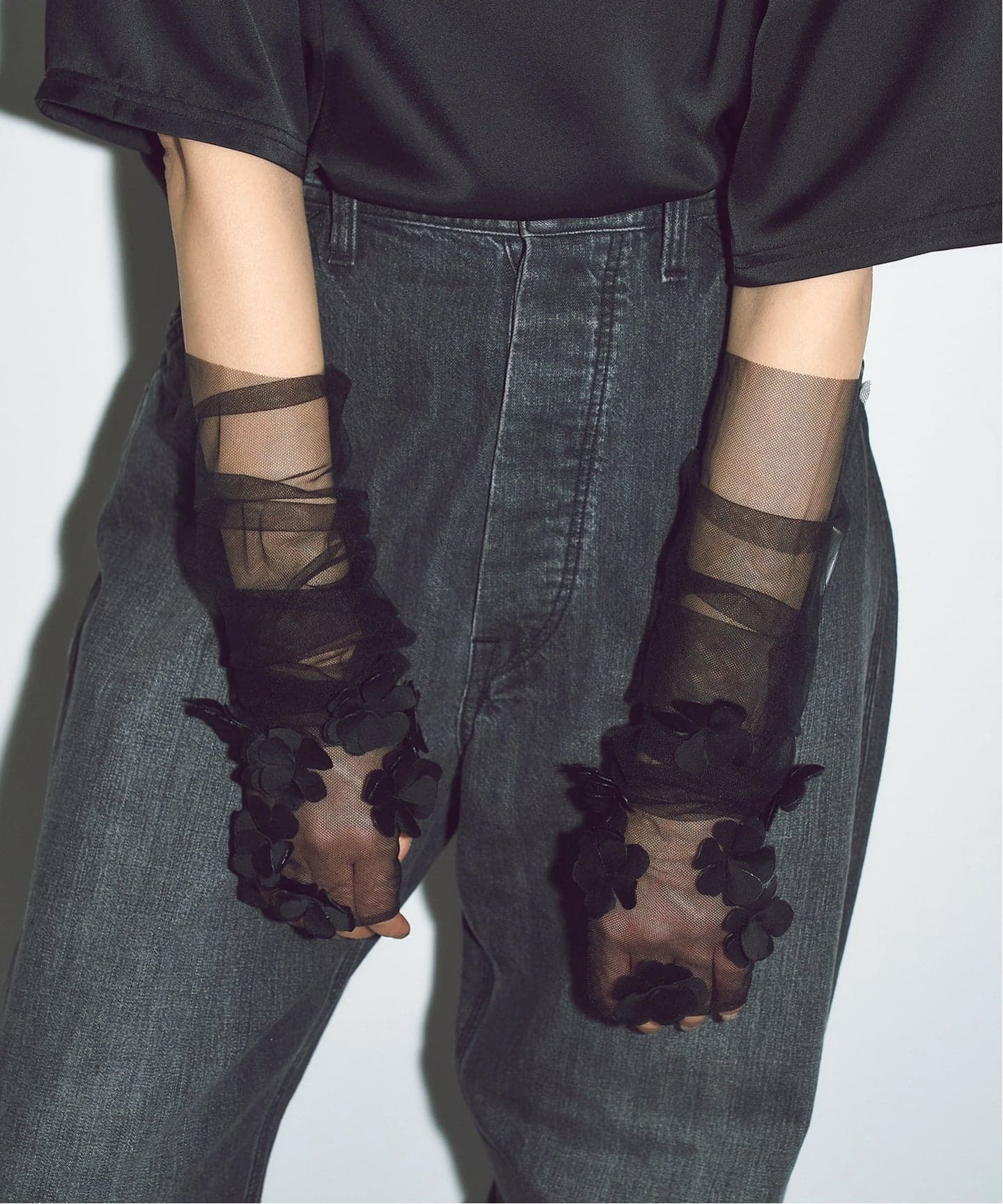 小物 marge Tulle flower motif gloves 予約》MARGE 別注 TULLE FLOWER GLOVES：手袋（手袋）｜CITYSHOP