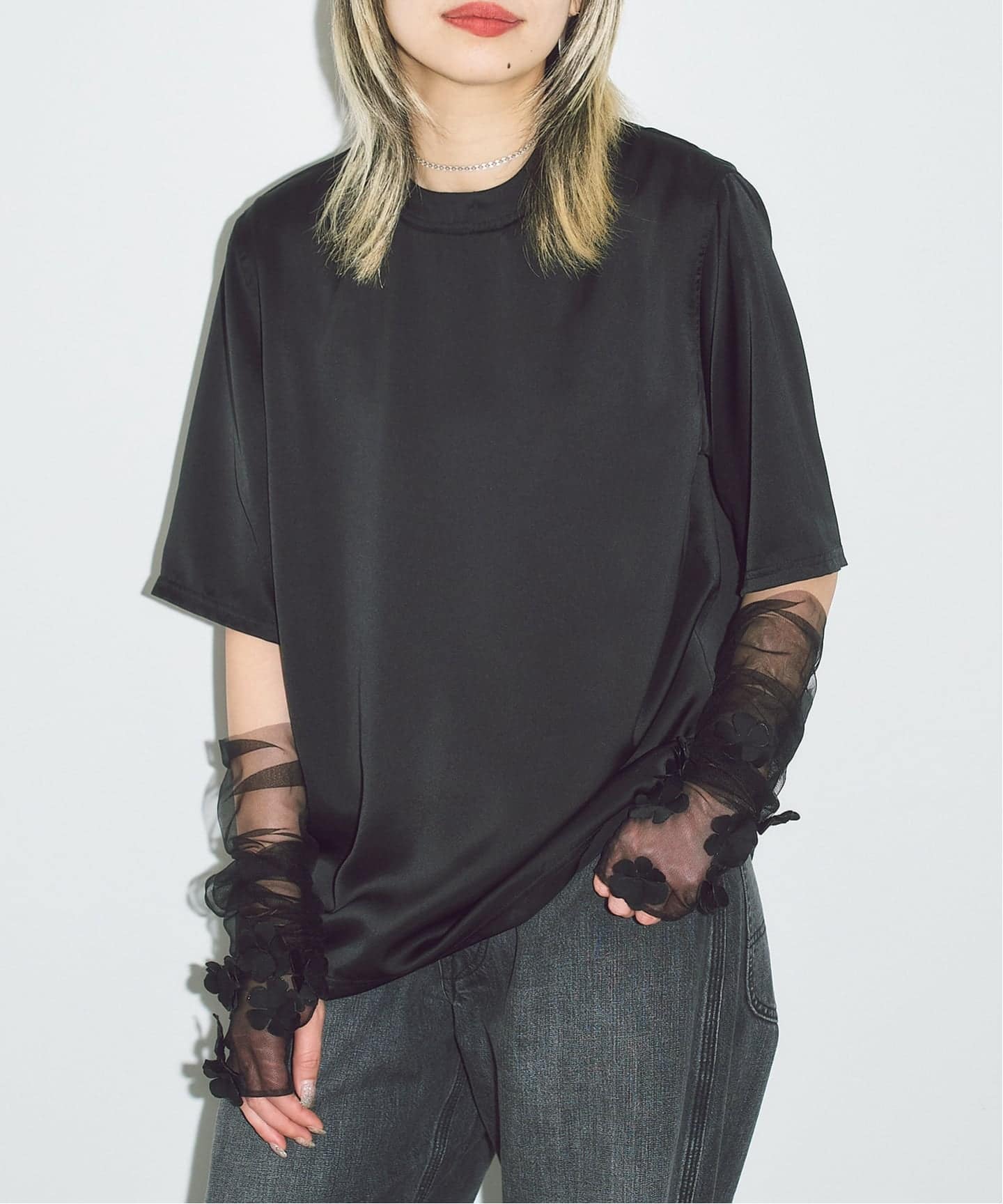予約》MARGE 別注 TULLE FLOWER GLOVES：手袋（手袋）｜CITYSHOP