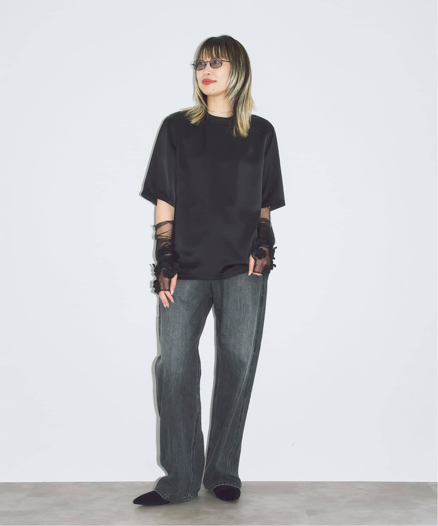 予約》MARGE 別注 TULLE FLOWER GLOVES：手袋（手袋）｜CITYSHOP