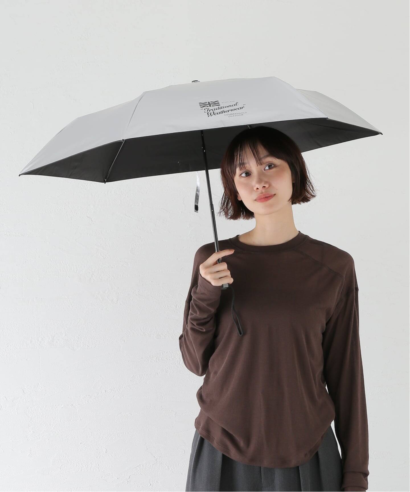 TRADITIONAL WEATHERWEAR LIGHT WEIGHT UMBRELLA-SILVER-（傘）｜BOICE