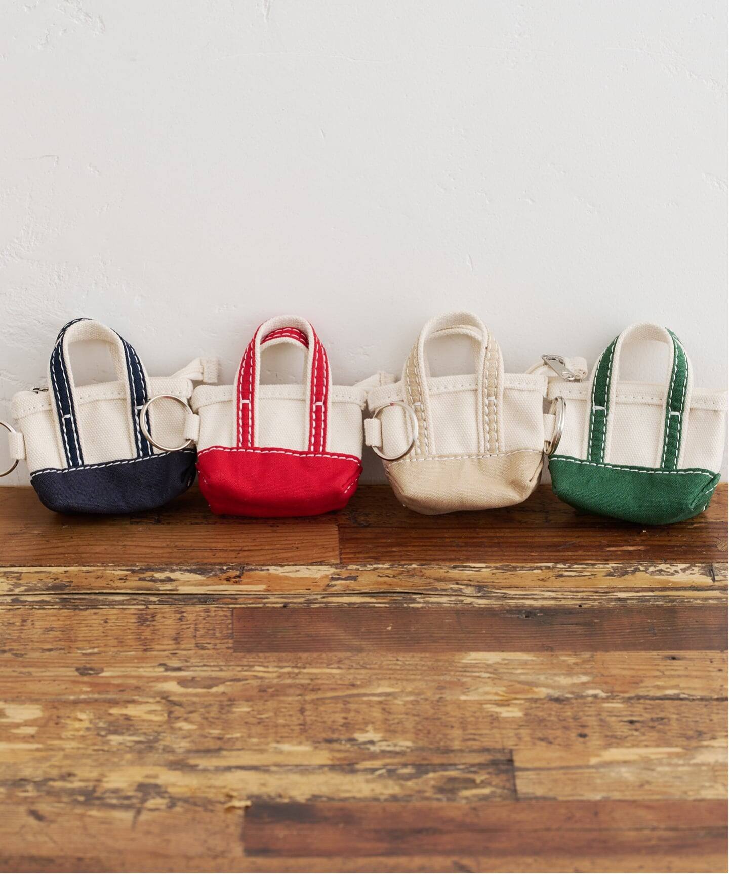 ※ぴぴ様おまとめオーダー※フランスアンティーク　ダマスク織　ロゴ　刺繍 L.L.Bean Tote Bag Key Chain 268887（キーケース／キーアクセサリー