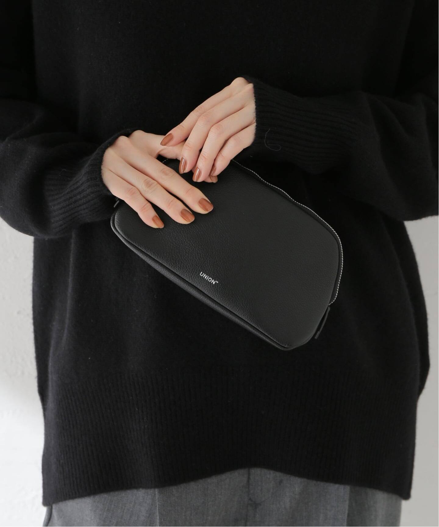 バッグ UNION The Classic Pouch (M's Burgundy) UNION MAGAZINE The Classic Pouch（ポーチ）｜BOICE FROM BAYCREW'S