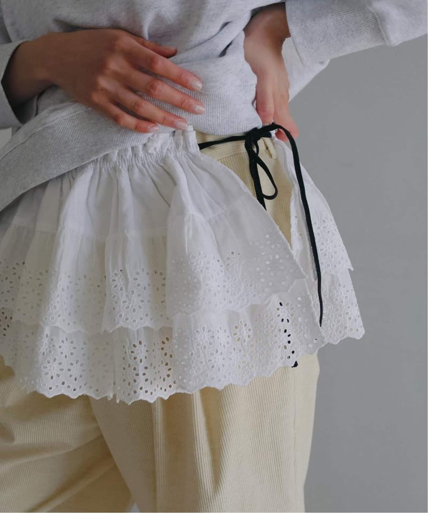 予約》anuke 2way Lace Skirt（その他ファッション小物）｜BOICE FROM