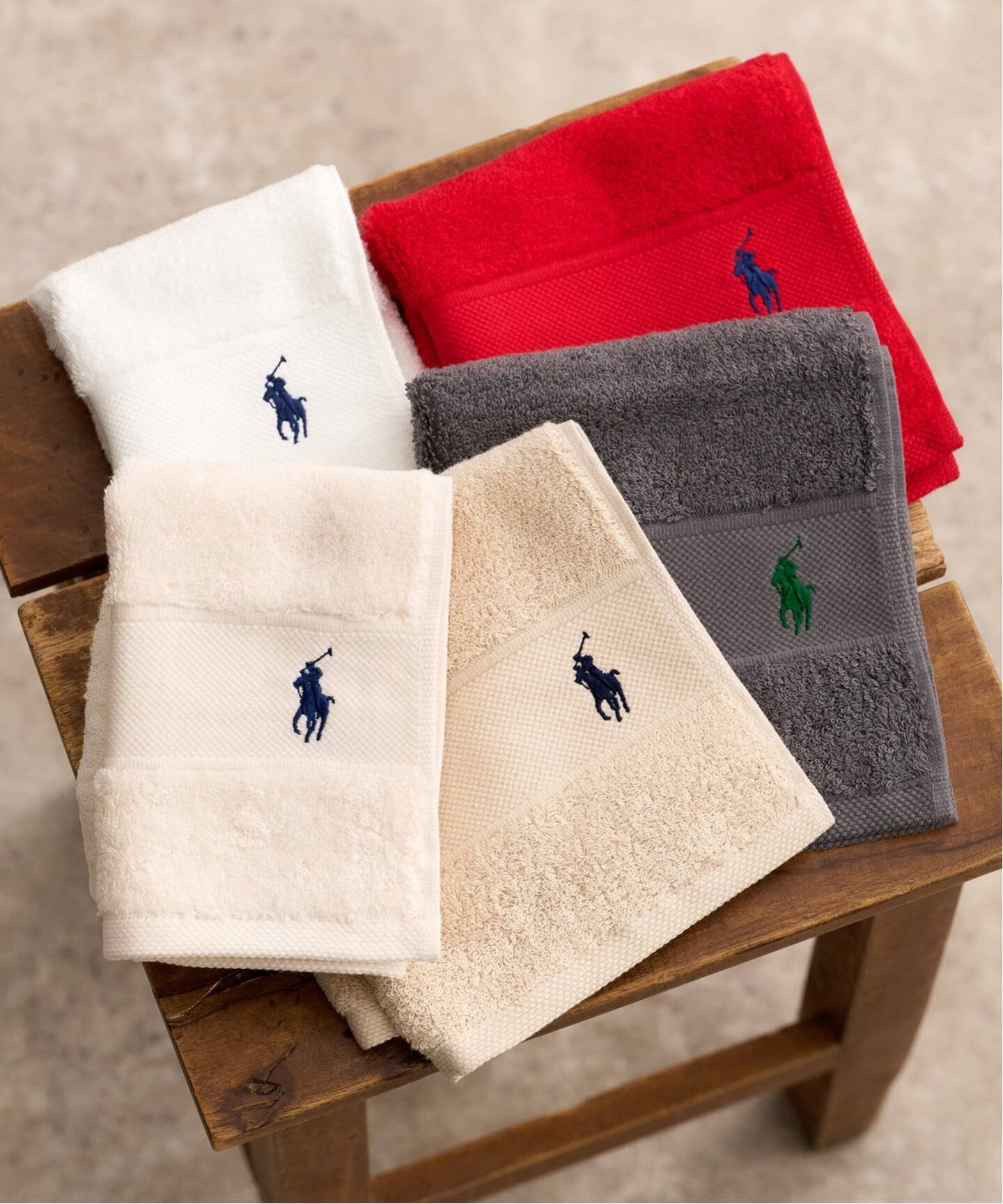 ラルフローレンプレイヤー RALPH LAUREN HOME POLO PLAYER TOWEL WASH（ハンカチ）｜BOICE FROM