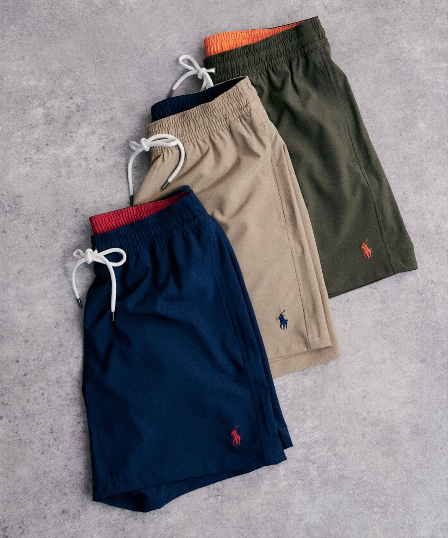 POLO RALPH LAUREN Classic Fit Traveller Swim Shorts（ショート