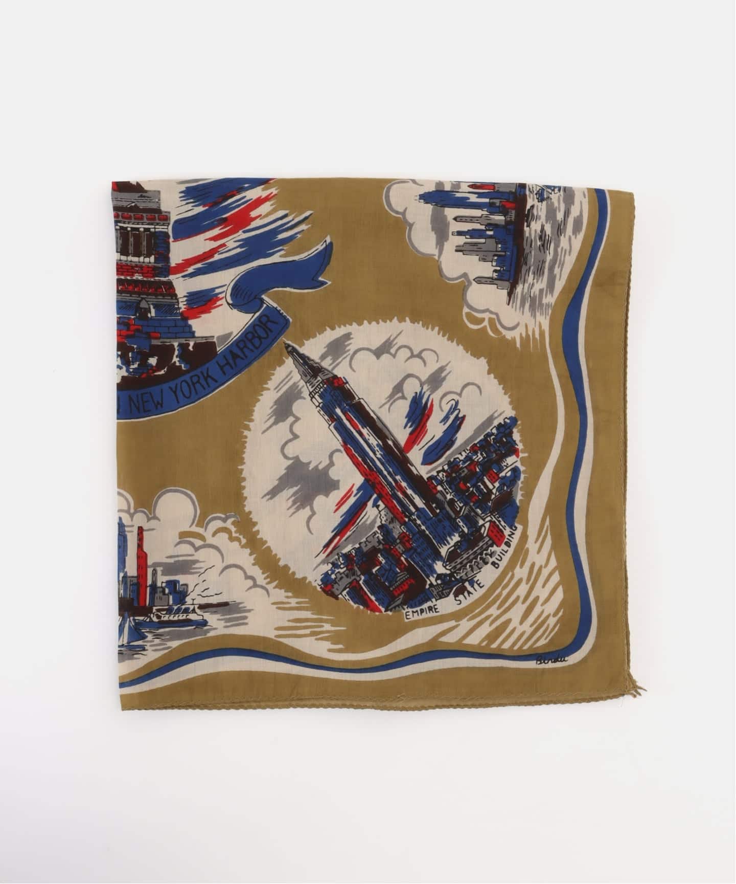 BINDU MAP BANDANA 64×64（スカーフ／バンダナ）｜BOICE FROM