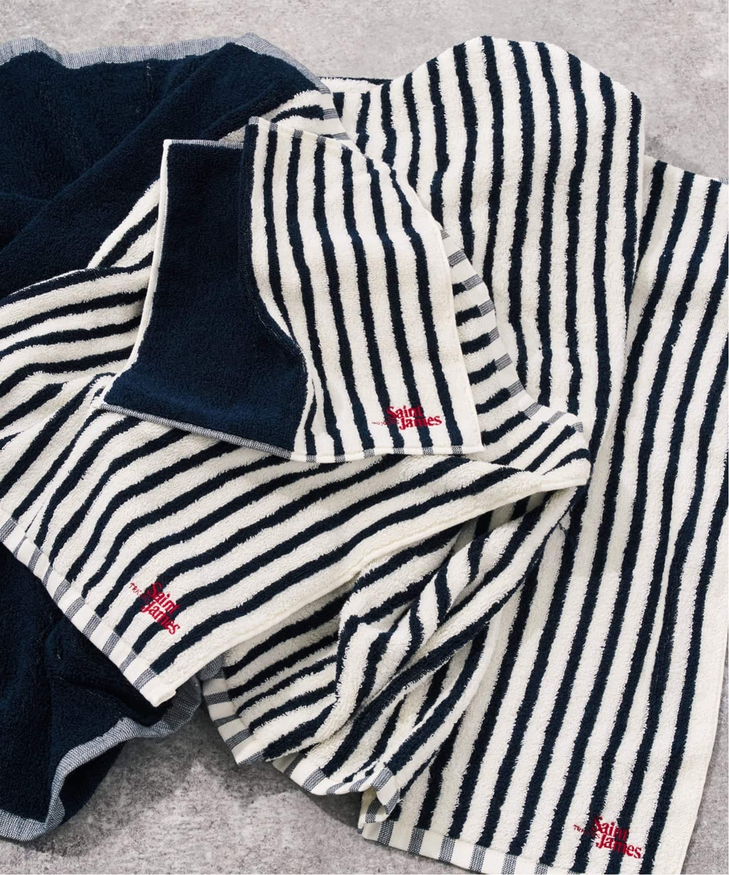 OLSIA×SAINTJAMES HAND TOWEL / ハンドタオル（ハンカチ）｜SAINT