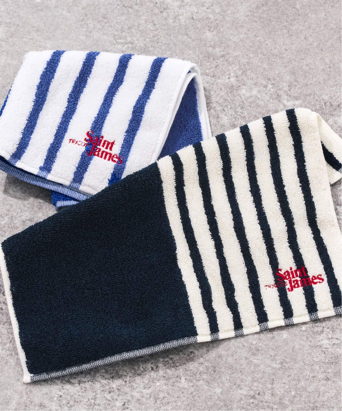 OLSIA×SAINTJAMES HAND TOWEL / ハンドタオル（ハンカチ）｜SAINT