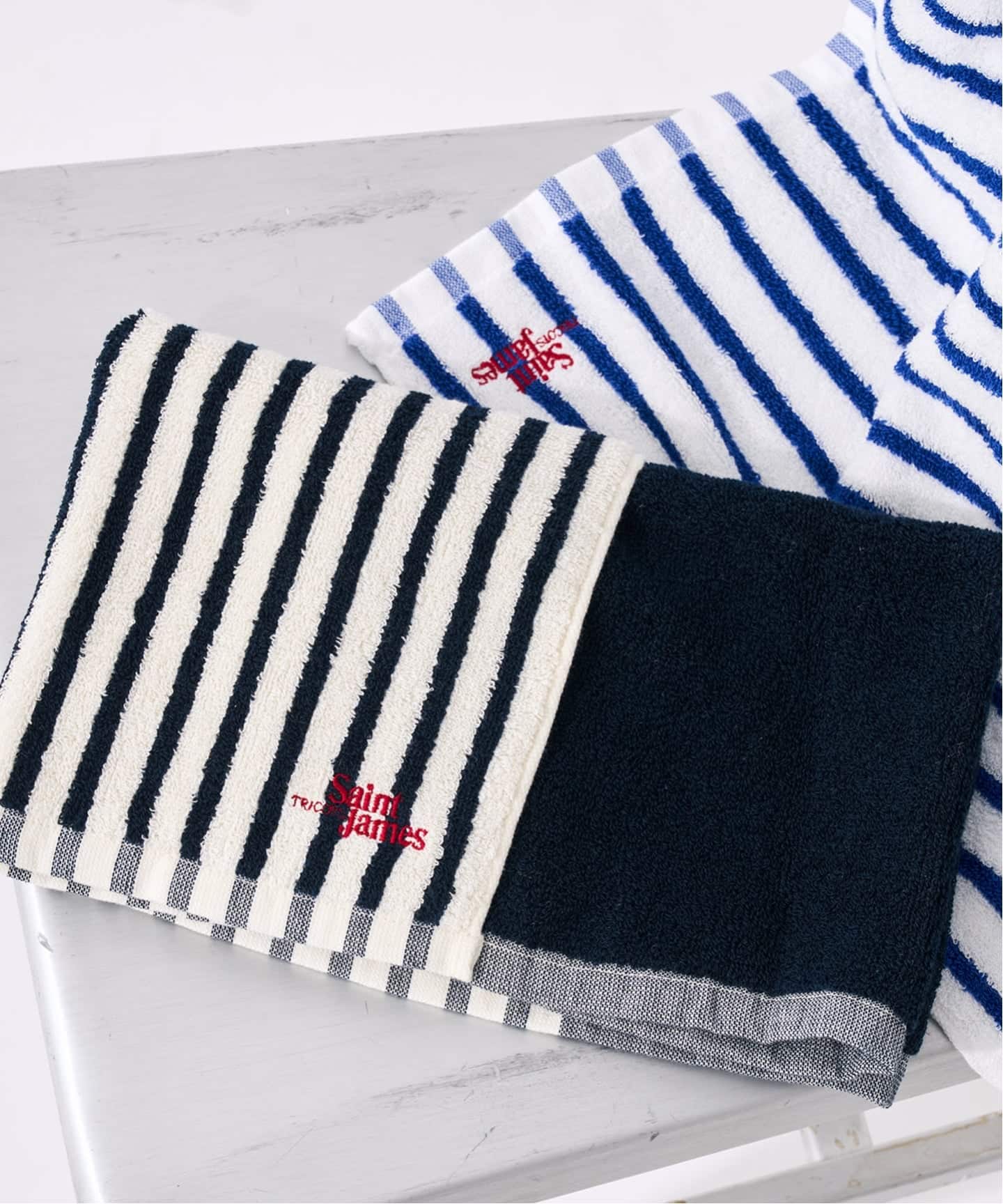 OLSIA×SAINTJAMES FACE TOWEL / フェイスタオル（タオル）｜SAINT