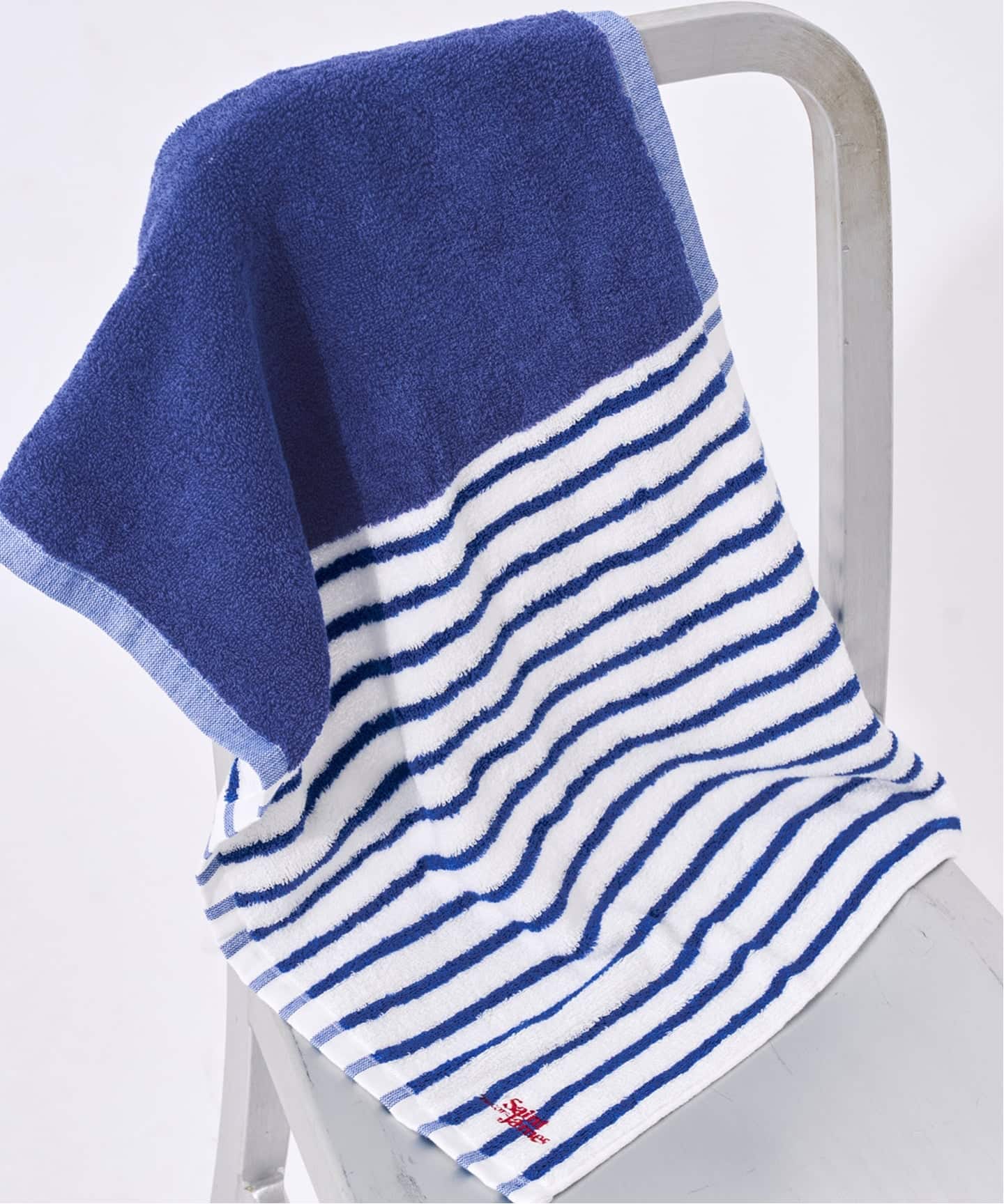 英字　タオル OLSIA×SAINTJAMES FACE TOWEL / フェイスタオル（タオル）｜SAINT
