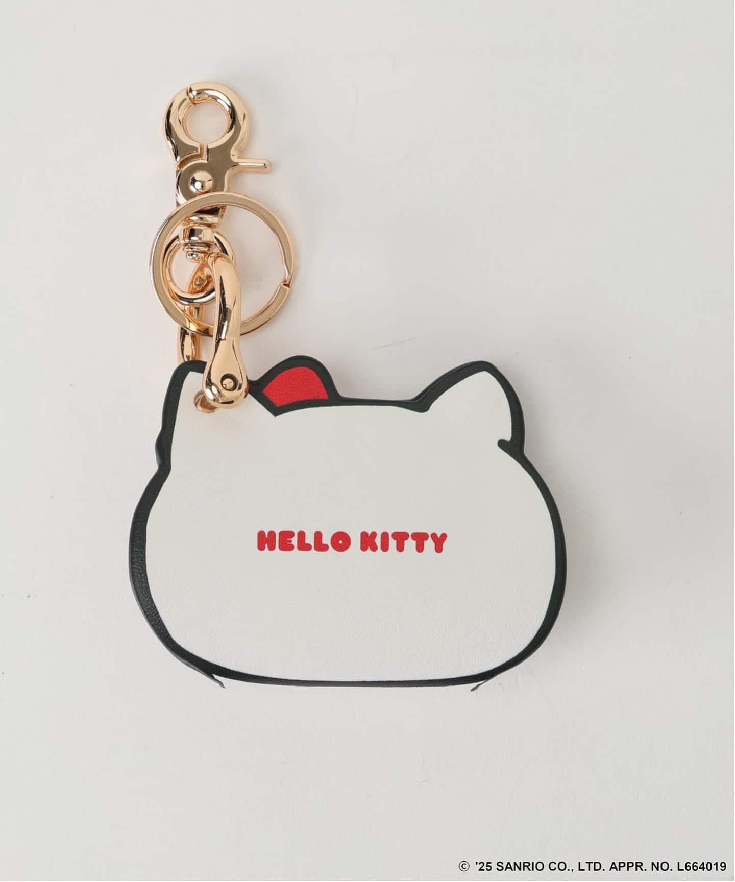 HELLO KITTY×S&S×HASHIBAMI FACE レザーチャーム2（キーケース／キー