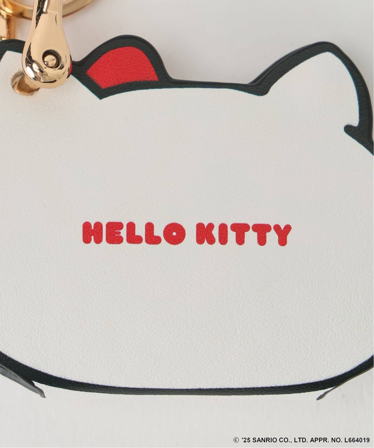 HELLO KITTY×S&S×HASHIBAMI FACE レザーチャーム2（キーケース／キー