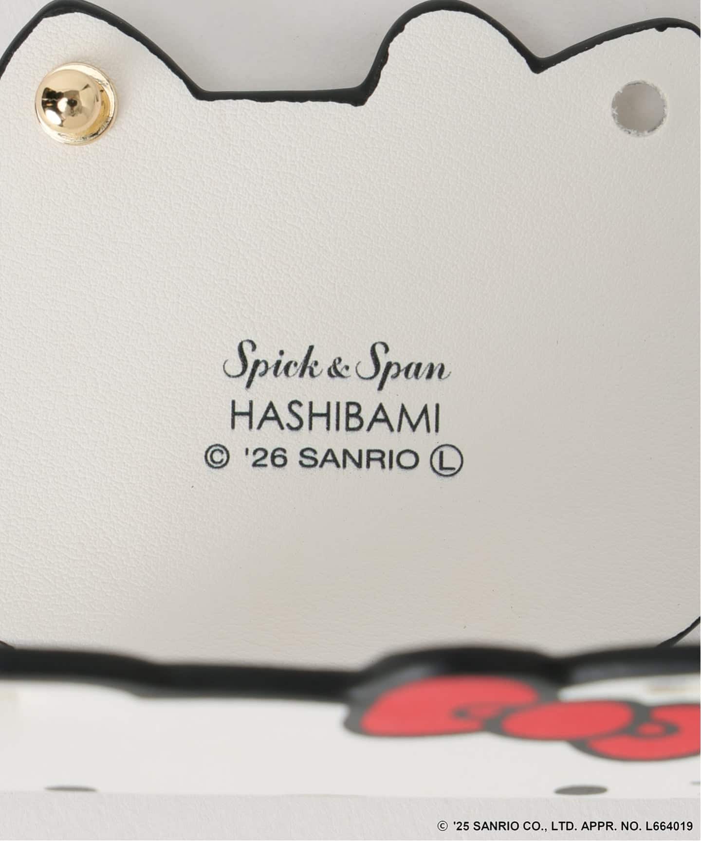 HELLO KITTY×S&S×HASHIBAMI FACE レザーチャーム2（キーケース／キー