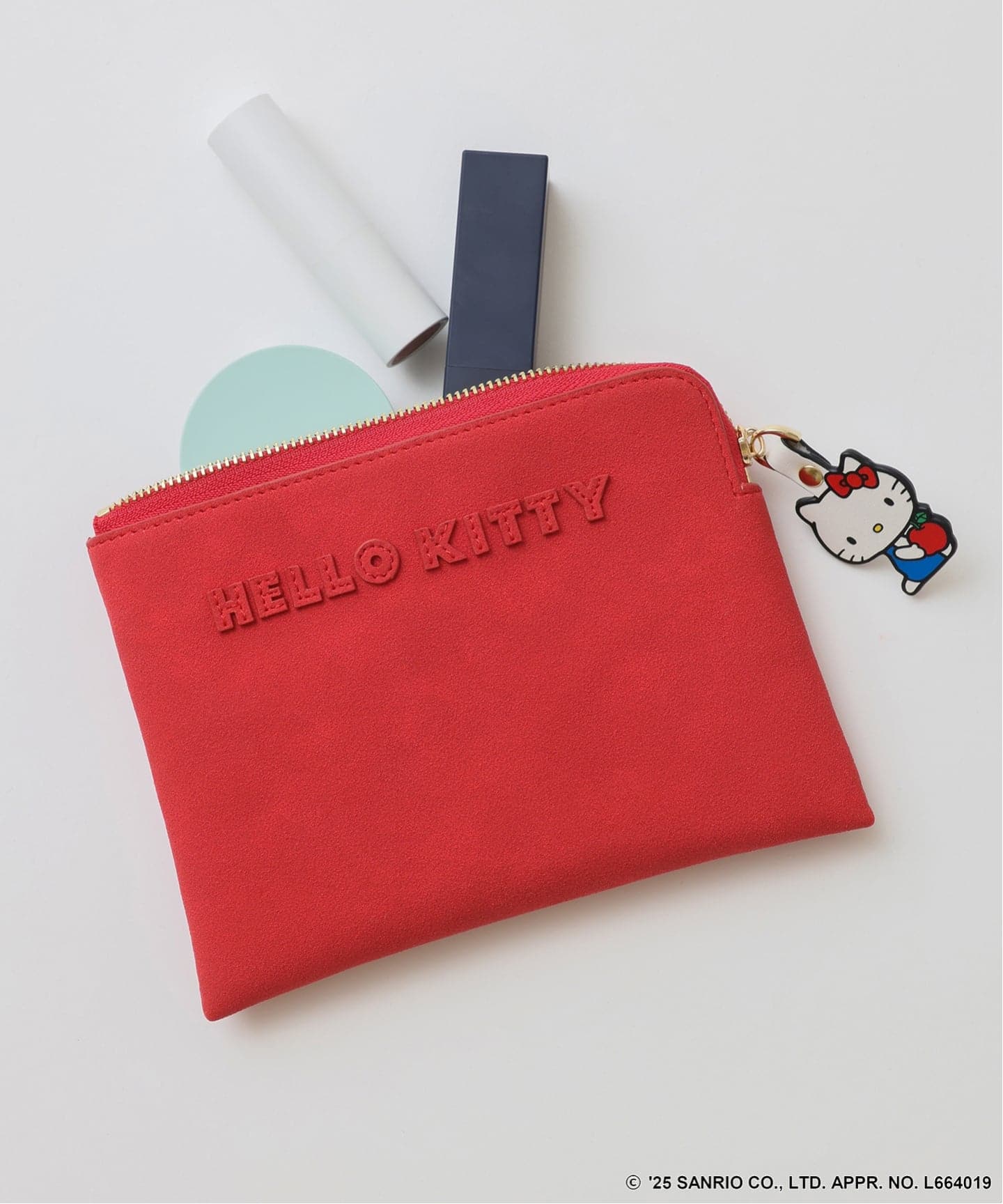 追加》HELLO KITTY S&S HASHIBAMI フェイクスエードポーチ（ポーチ