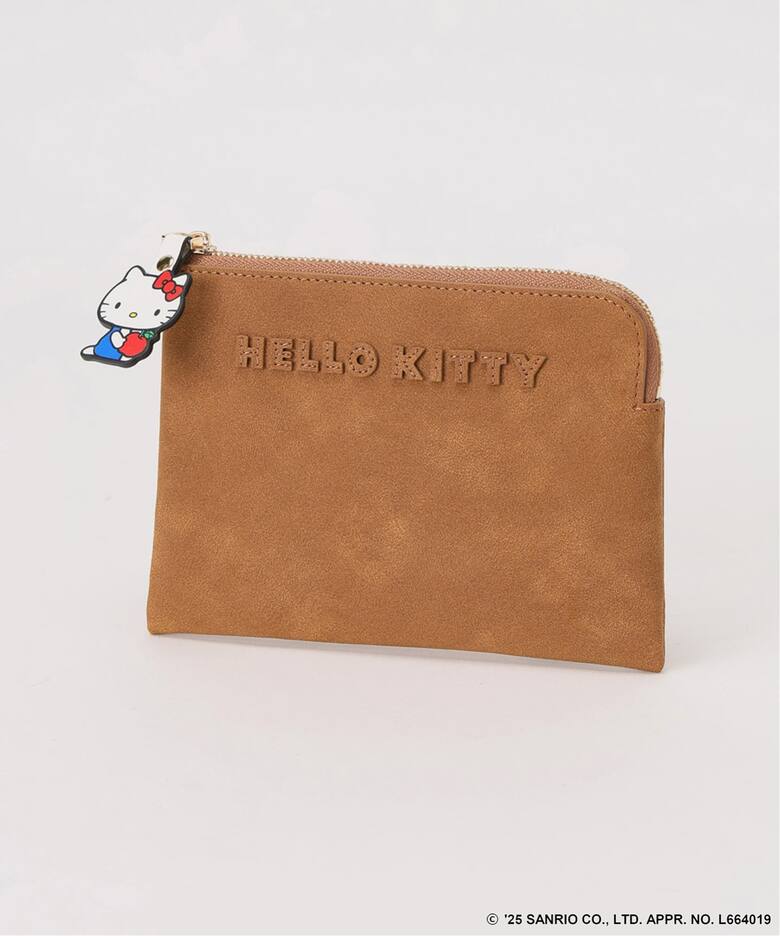 追加》HELLO KITTY S&S HASHIBAMI フェイクスエードポーチ（ポーチ 