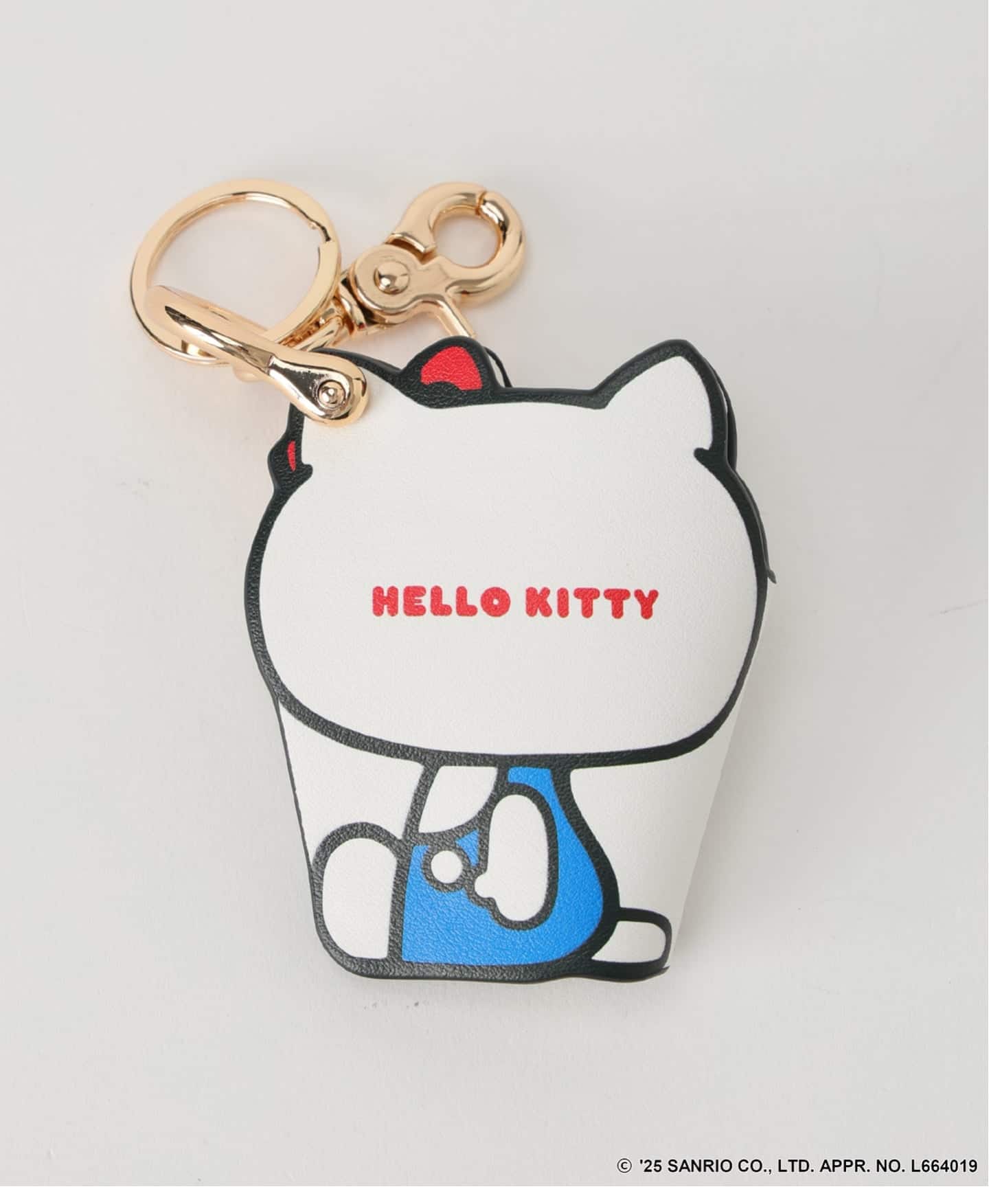追加》HELLO KITTY S&S HASHIBAMI BODY レザーチャーム（キーケース