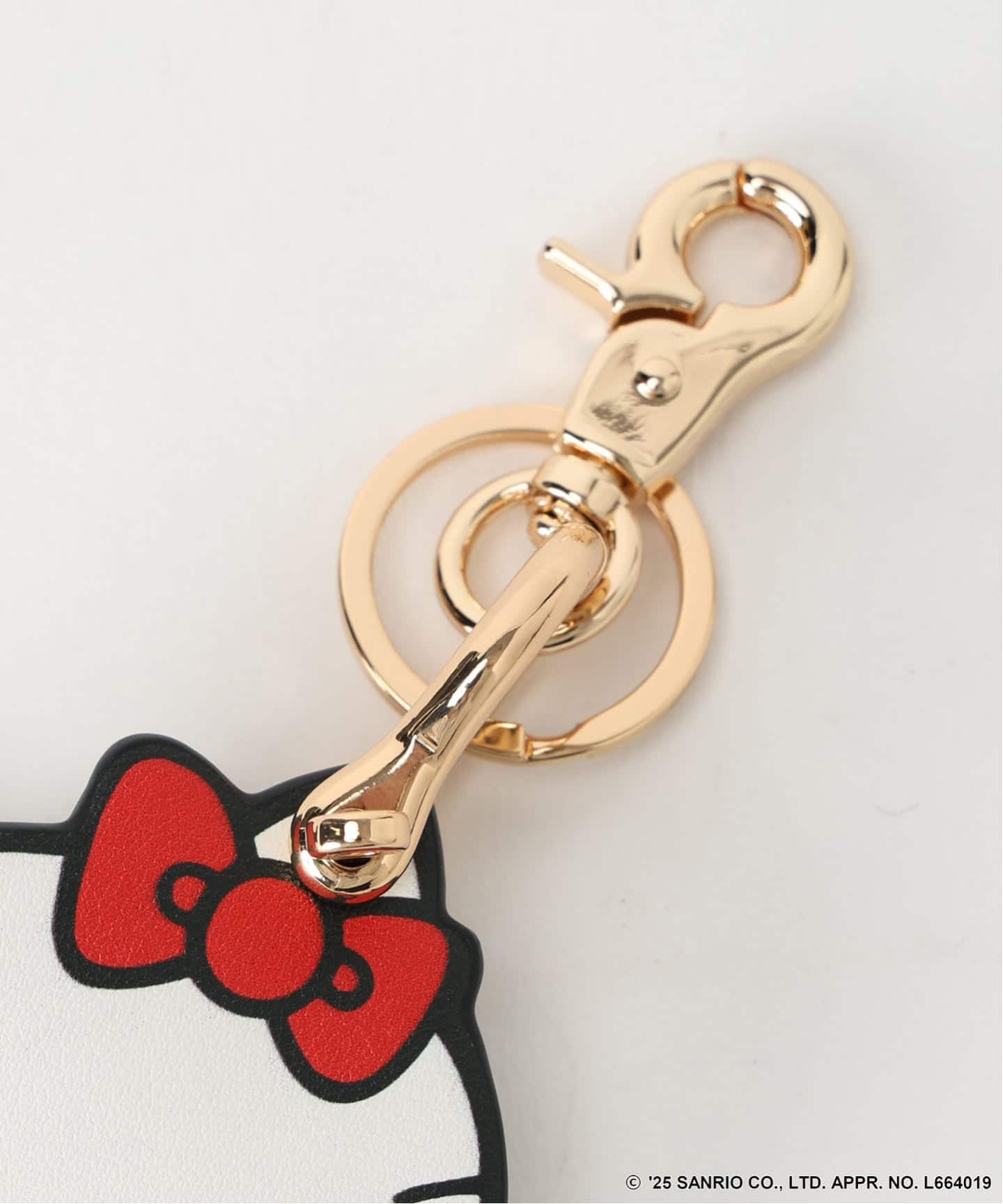 追加》HELLO KITTY S&S HASHIBAMI BODY レザーチャーム（キーケース