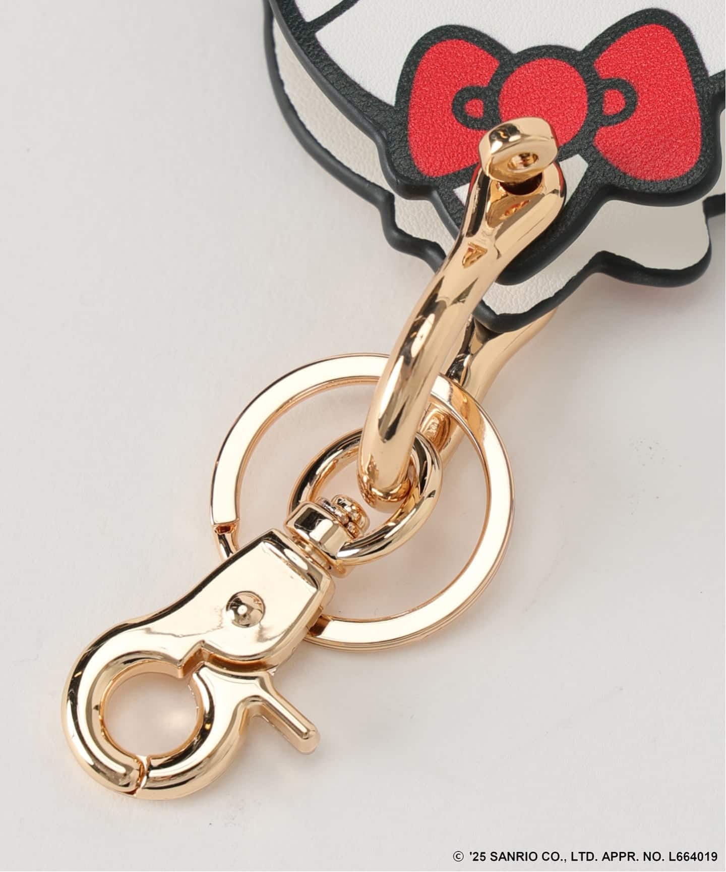 激レア　HELLO KITTY レザー ストラップ チャーム付き 追加》HELLO KITTY S&S HASHIBAMI BODY レザーチャーム（キーケース