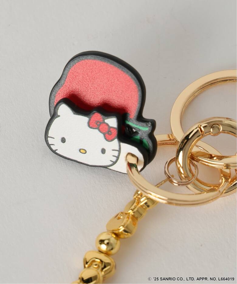 追加》HELLO KITTY S&S HASHIBAMI リボンビーズハンドストラップ 