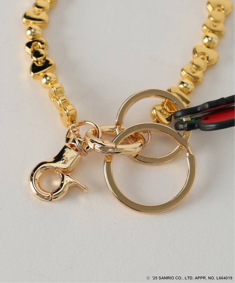 追加》HELLO KITTY S&S HASHIBAMI リボンビーズハンドストラップ 