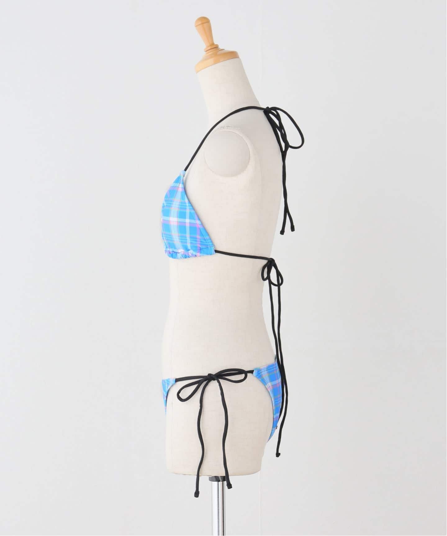 PISCESS/パイシス Plaid Check Triangle Bikini（水着）｜UBY Spick