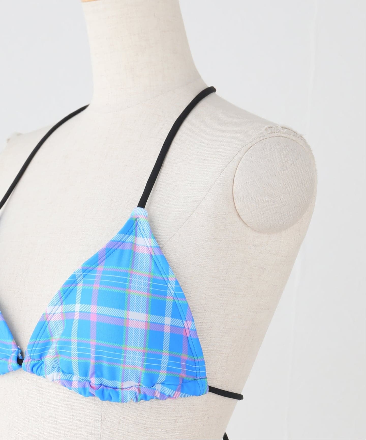 PISCESS/パイシス Plaid Check Triangle Bikini（水着）｜UBY Spick
