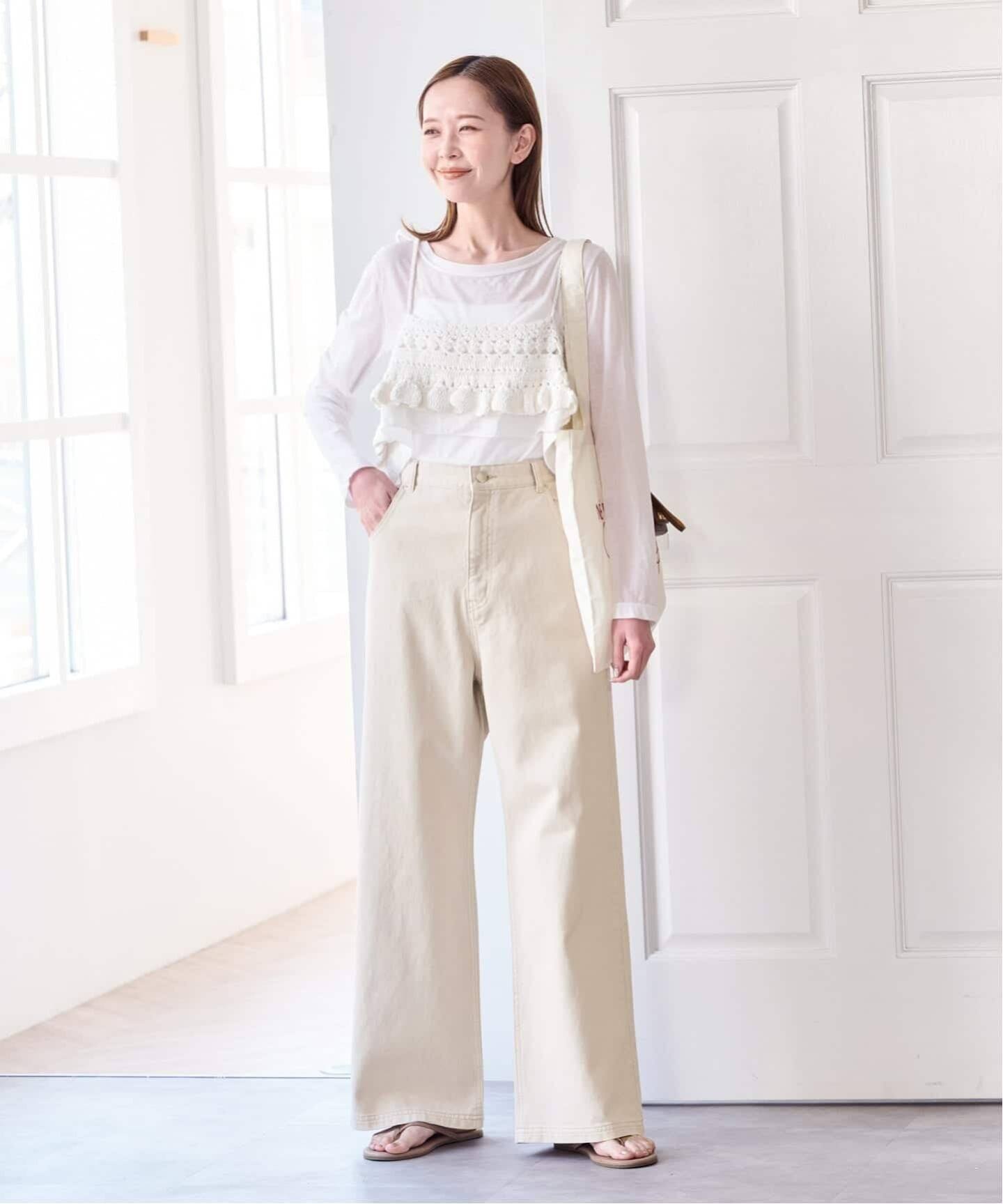 Atelier Edition/アトリエ エディション HAND KNITTED FRILL BUSTIER