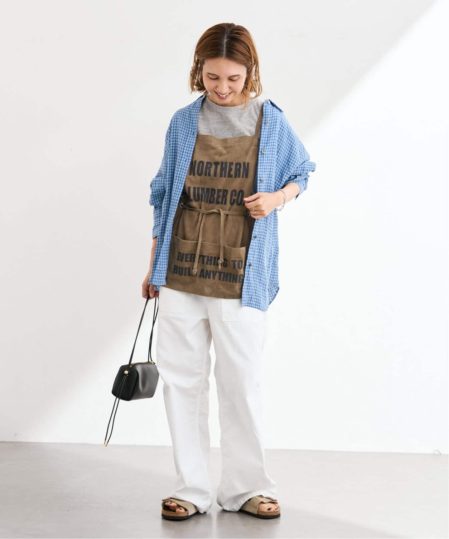 THRIFTY LOOK / スリフティ ルック 別注スエードエプロンベスト