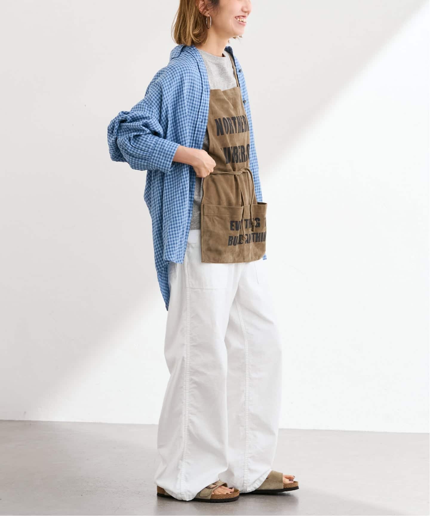 THRIFTY LOOK / スリフティ ルック 別注スエードエプロンベスト