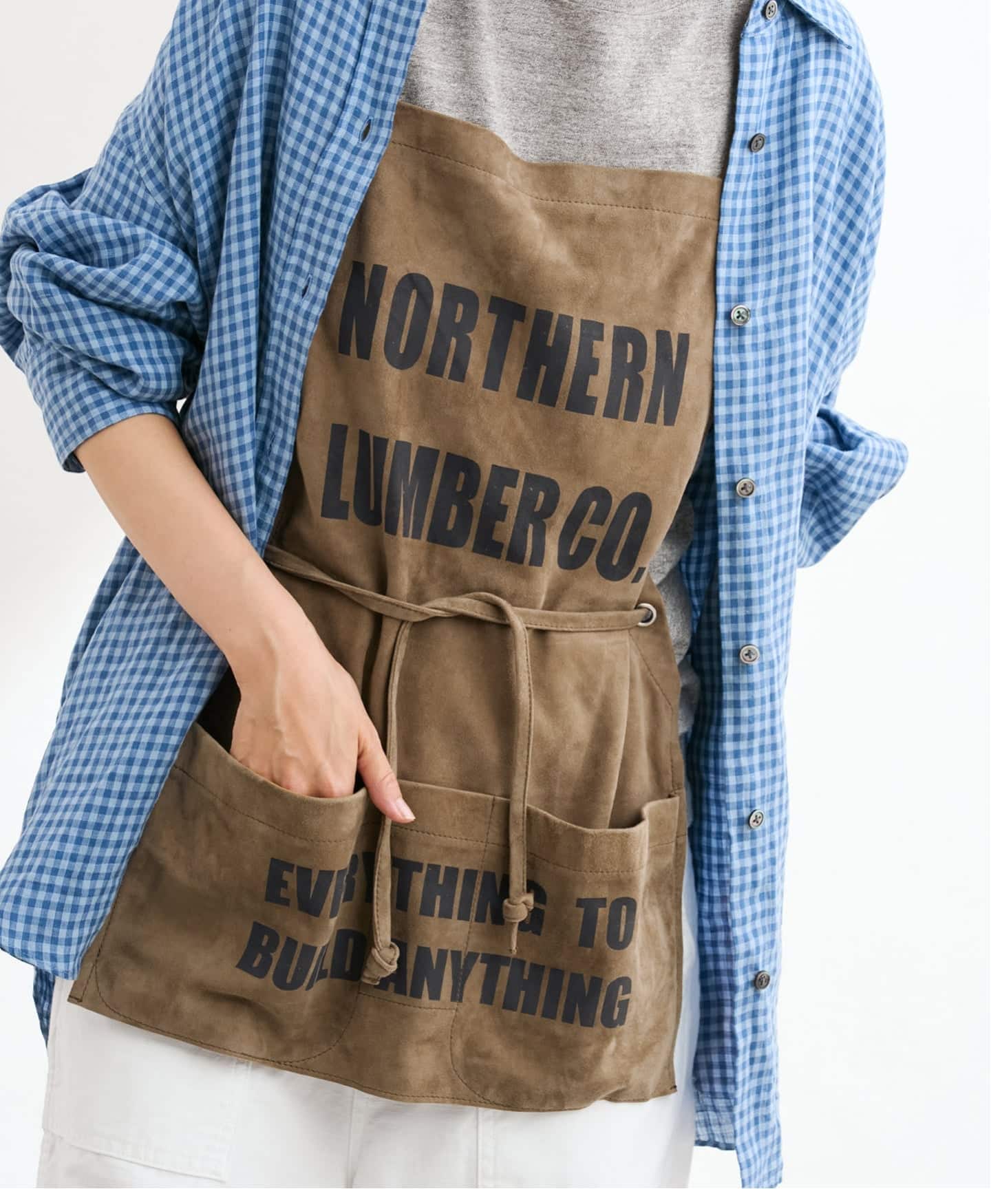 THRIFTY LOOK / スリフティ ルック 別注スエードエプロンベスト