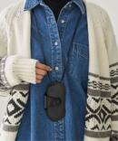 JANE SMITH COW LEATHER GRASSES HOLDERNEC