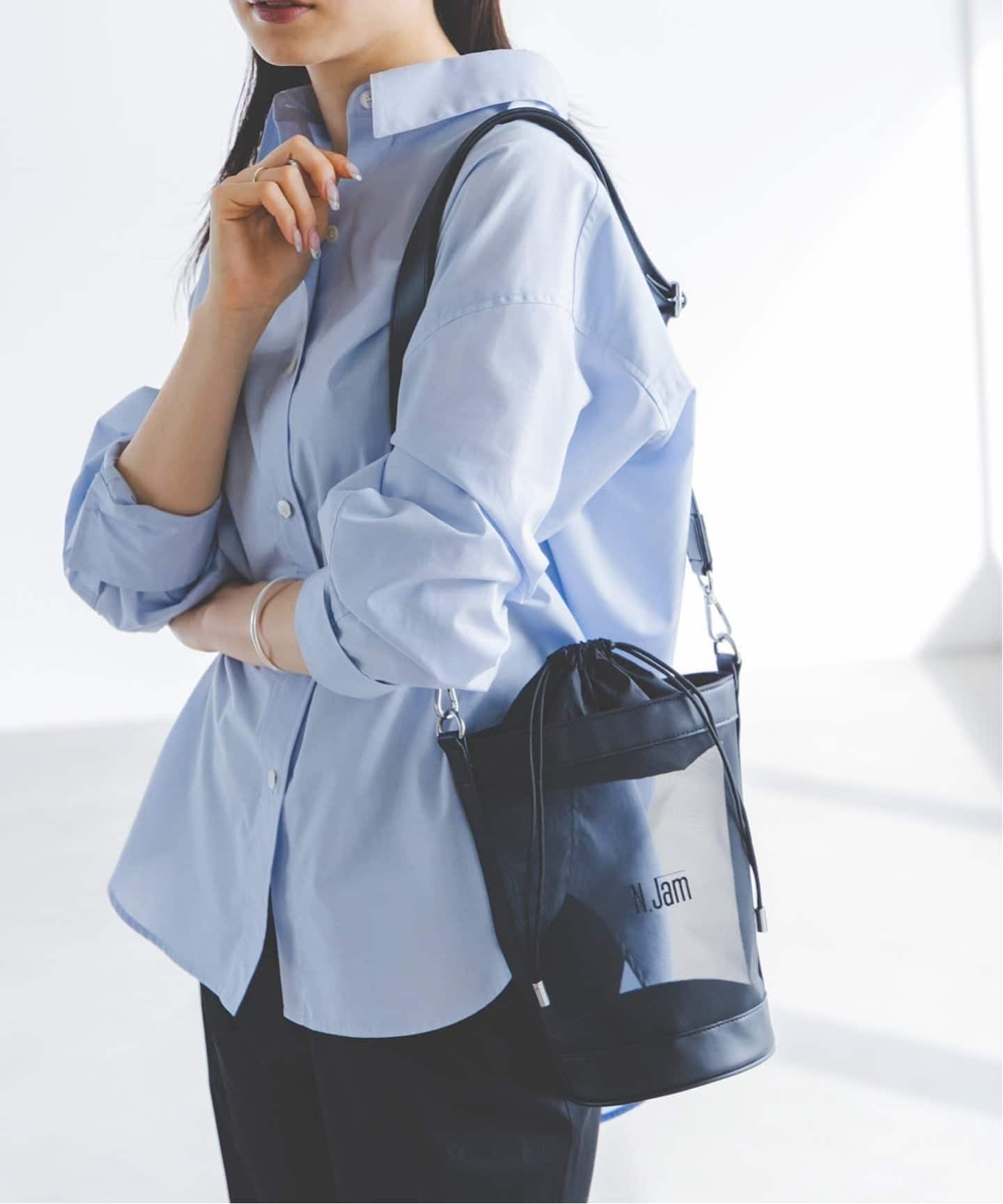 追加・WEB&なんばCITY店限定》N.Jam/エヌジャム バケツ型ショルダー