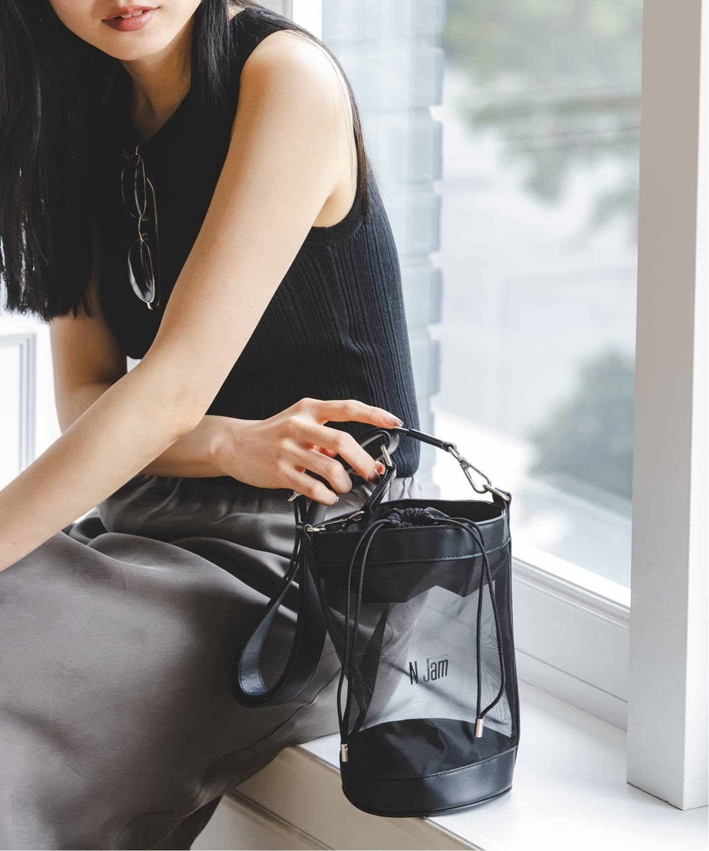 追加・WEB&なんばCITY店限定》N.Jam/エヌジャム バケツ型ショルダー 