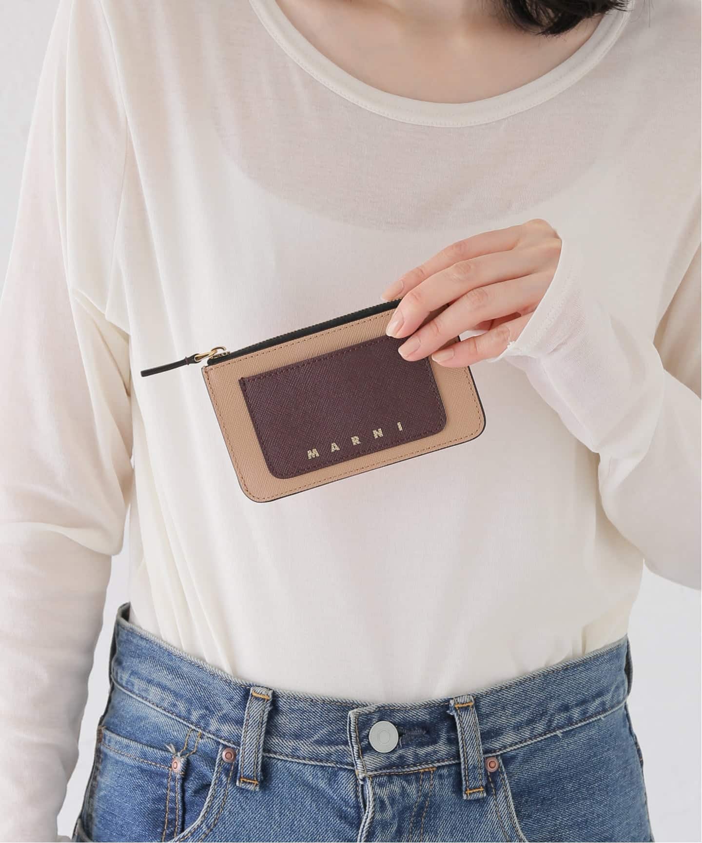 WEB＆東武池袋百貨店限定》MARNI/マルニ ZIPPED CARD HOLDER（カード